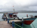 Kembali ke pulau Peucang untuk menjemput rombongan turis asing